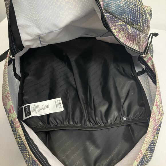 Jansport Multicolor Prism Snake Print Backpack - Picture 9 of 16
